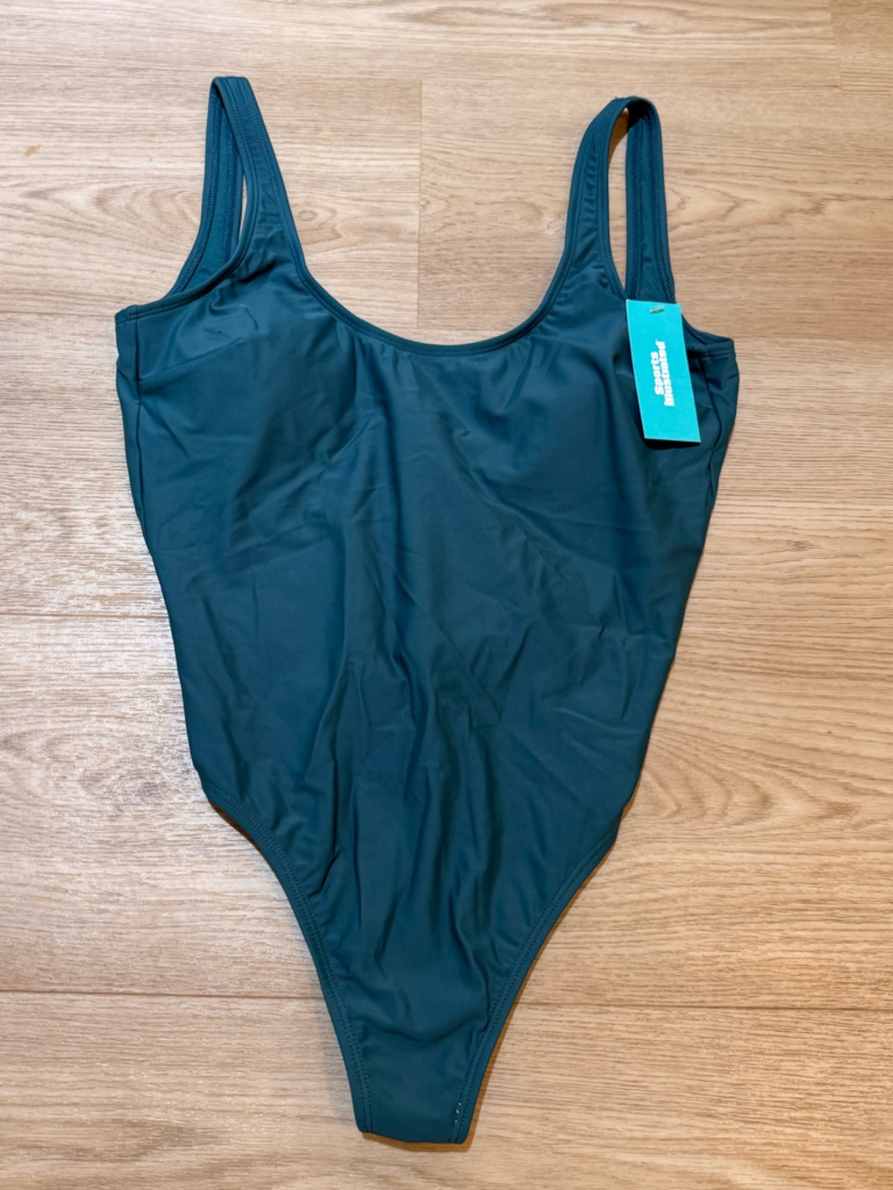 Sports Illustrated Women's Standard Classic Tank One Piece Swimsuit Size Large